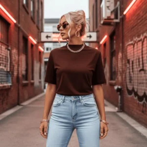 D_NQ_NP_2X_838147-MLB106573326681_022026-F-blusa-moda-feminina-premium-t-shirt-basica-gola-alta-algodo Blusa Moda Feminina Premium T-shirt Básica Gola Alta Algodão