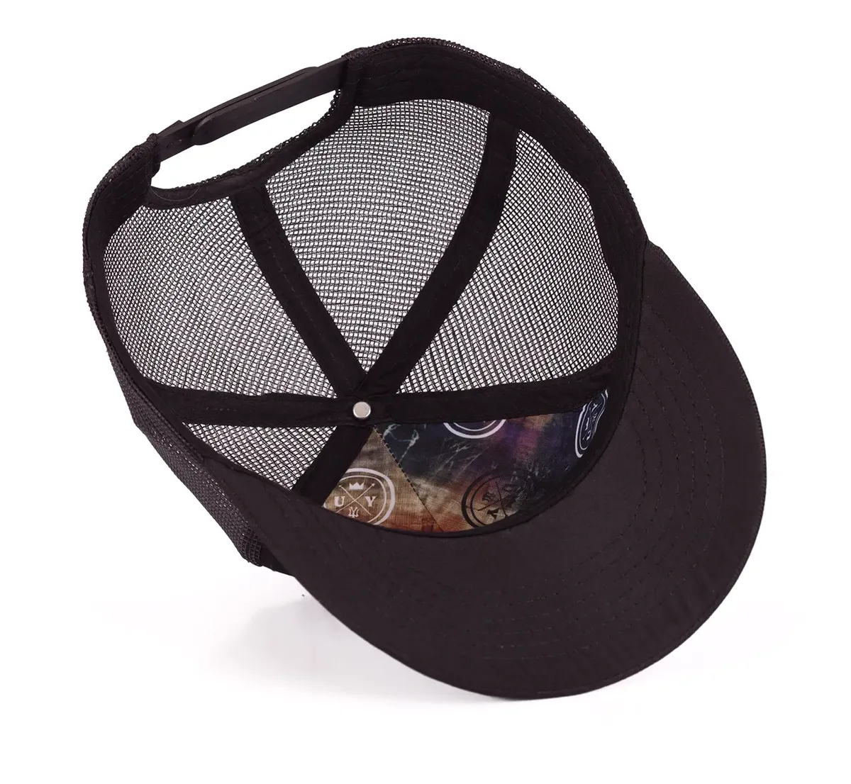 Boné Trucker Tela Plus Size Liso Varias Cores Tamanho Grande - Imagem 4